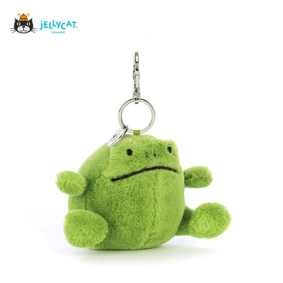 Jellycat Wawa Rain Frog Keychain Bag Charm Plush NWT and Dust Bag Gift - Picture 3 of 5